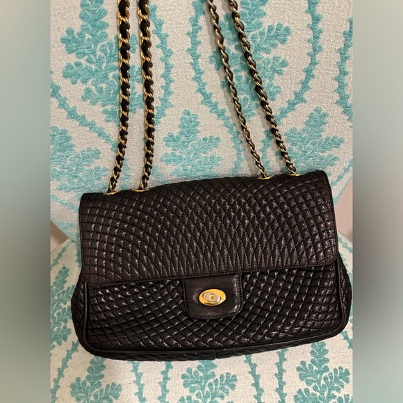 Bally Handbags - Bally Lambskin Chain shoulder & crossbody bag EUC. SALE!!!